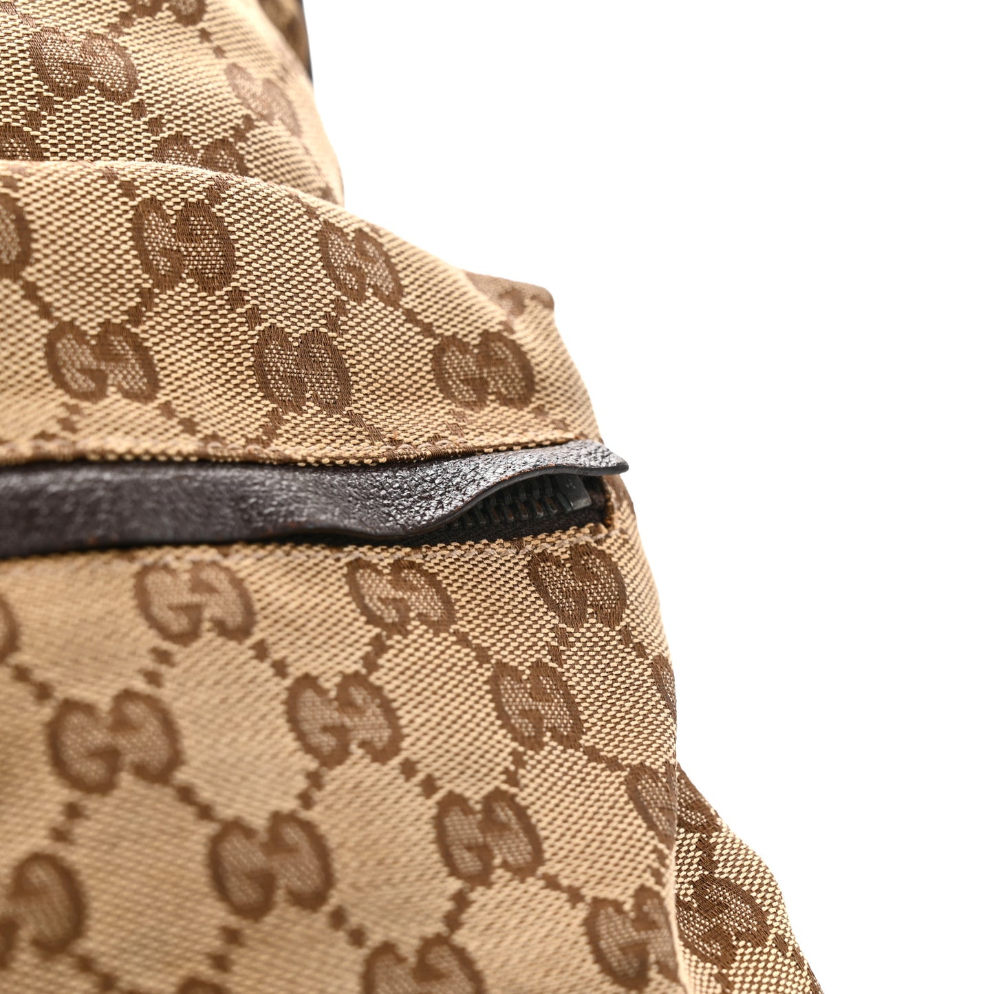 Monogram Web Medium Double Pocket Messenger Bag Dark Brown