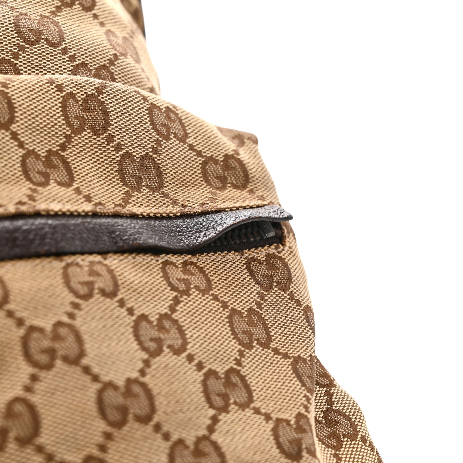 Gucci Monogram Web Medium Double Pocket Messenger Bag Dark Brown 14 of 15