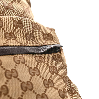 Gucci Monogram Web Medium Double Pocket Messenger Bag Dark Brown 14 of 15