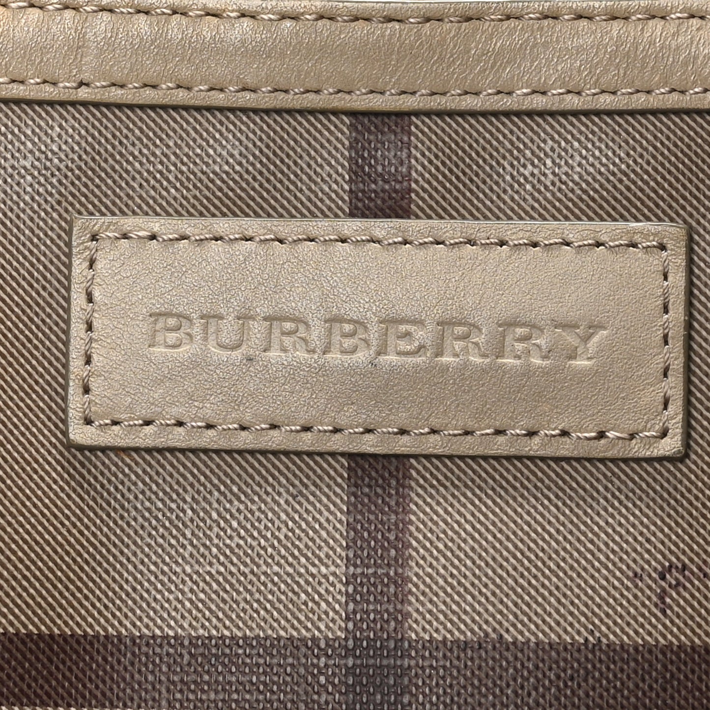 Smoked Check Small Canterbury Tote Trench