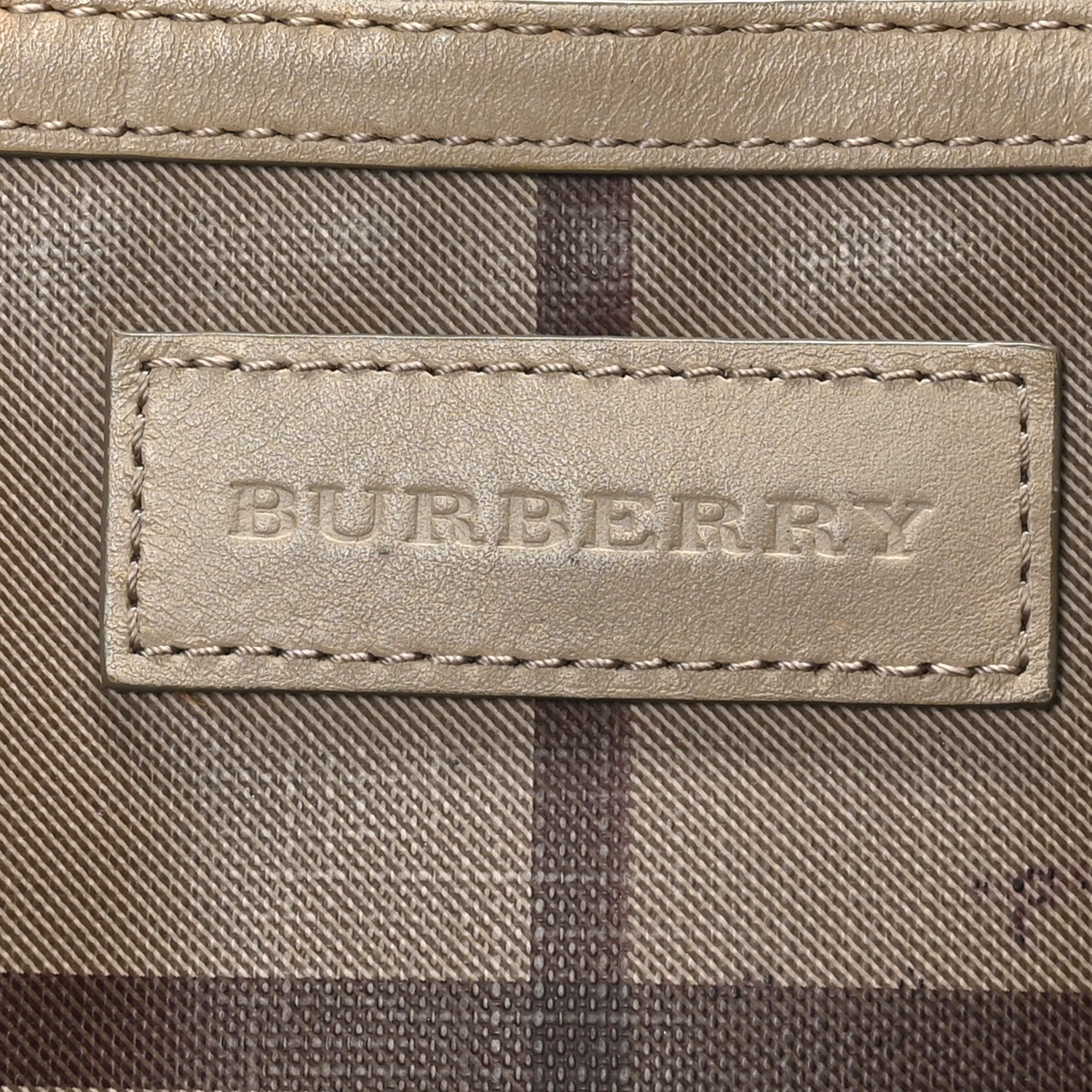 Burberry Smoked Check Small Canterbury Tote Trench 7 of 13