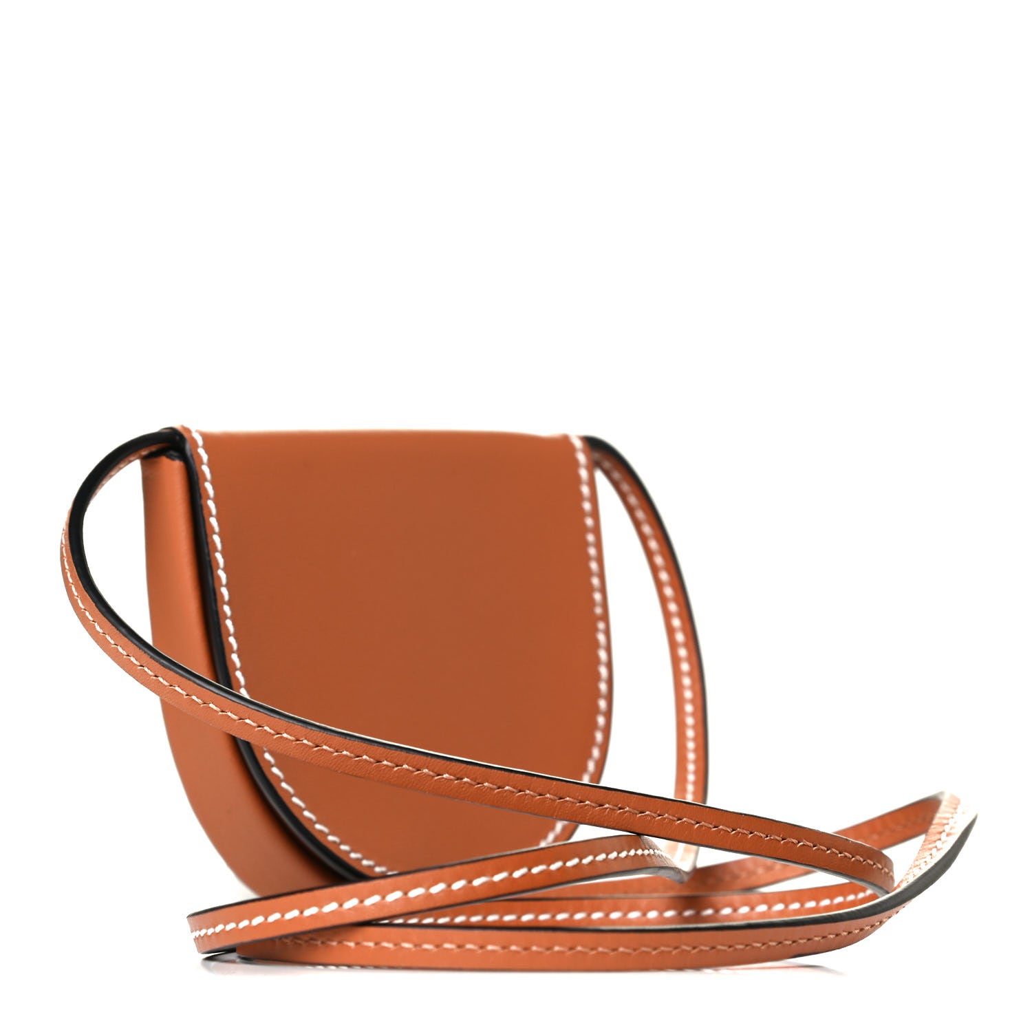 Loewe Soft Calfskin Mini Heel Pouch Tan 2 of 11