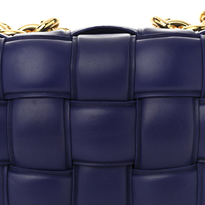 Bottega Veneta Lambskin Maxi Intreccio Padded Chain Cassette Crossbody Bag Unicorn 8 of 10