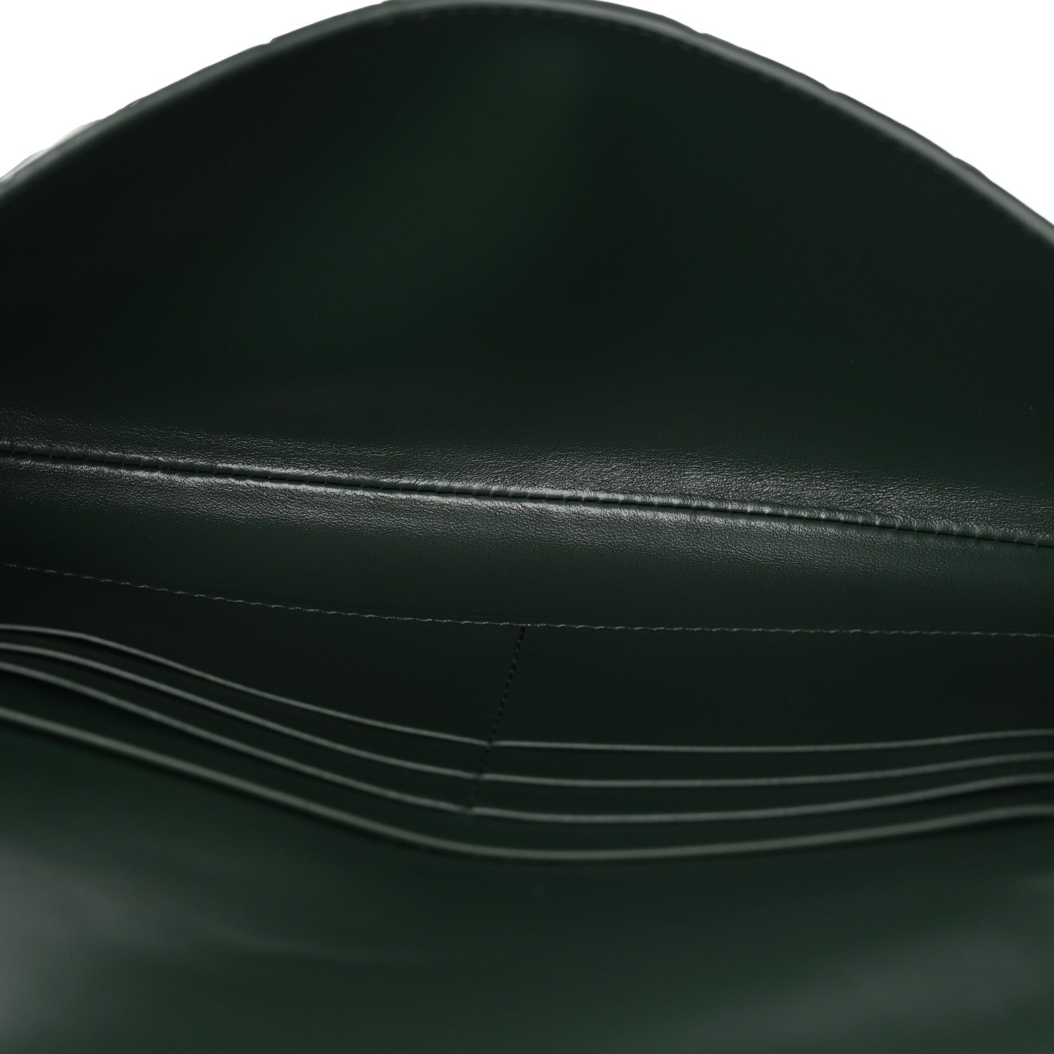 Bottega Veneta Nappa Intrecciato Long Andiamo Top Handle Clutch Emerald Green 5 of 10