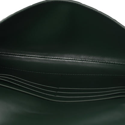 Bottega Veneta Nappa Intrecciato Long Andiamo Top Handle Clutch Emerald Green 5 of 10