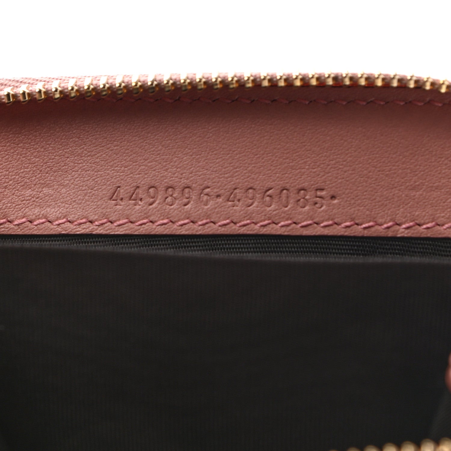 Gucci Microguccissima Zip Around Card Case Soft Pink 7 of 7