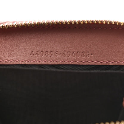 Gucci Microguccissima Zip Around Card Case Soft Pink 7 of 7