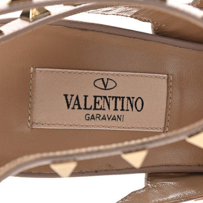Valentino Garavani Nappa Rockstud Ankle Strap Pumps 39 Black Poudre 7 of 8