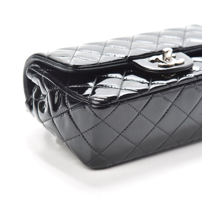 Chanel Patent Calfskin Quilted Mini Rectangular Flap Black 8 of 9