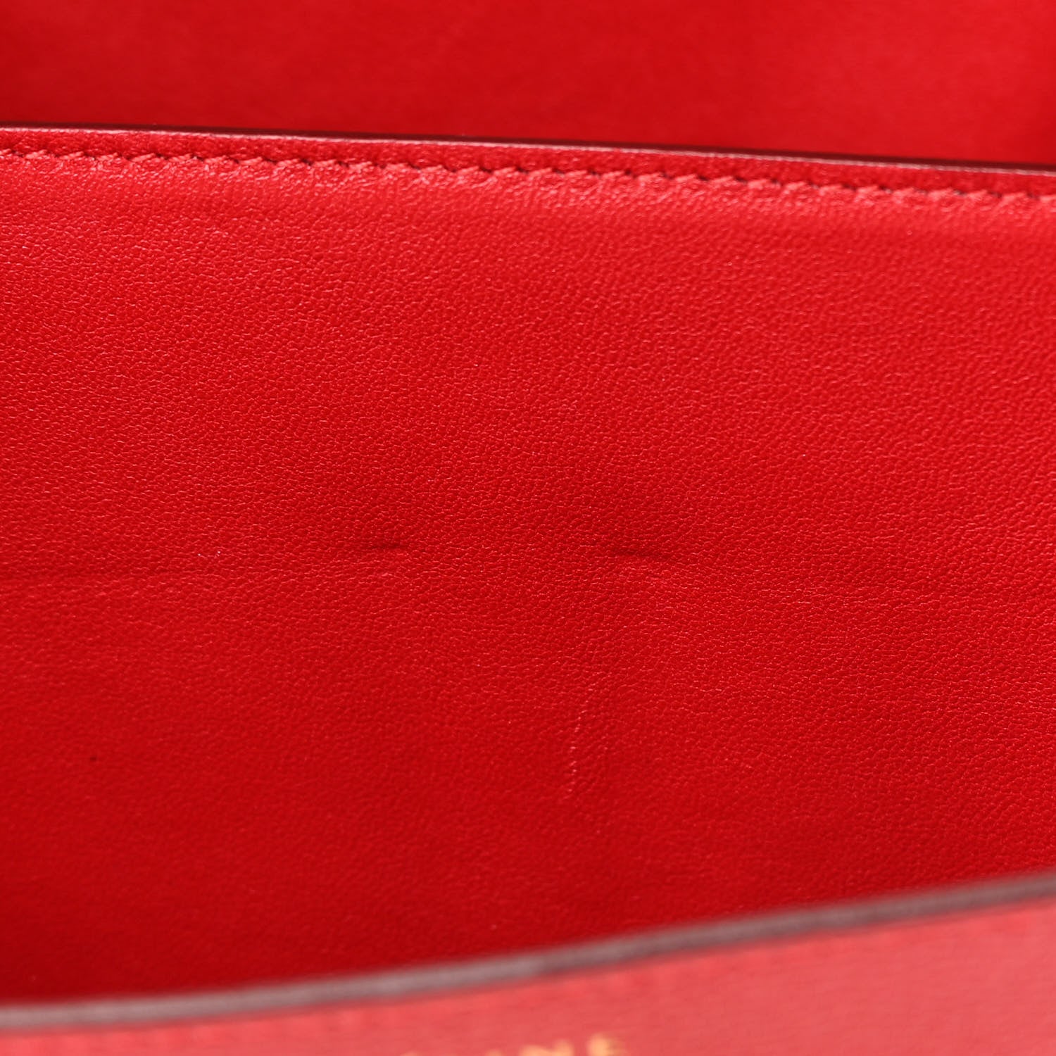 Celine Goatskin Medium Classic Box Flap Bag Dark Pink 14 of 15