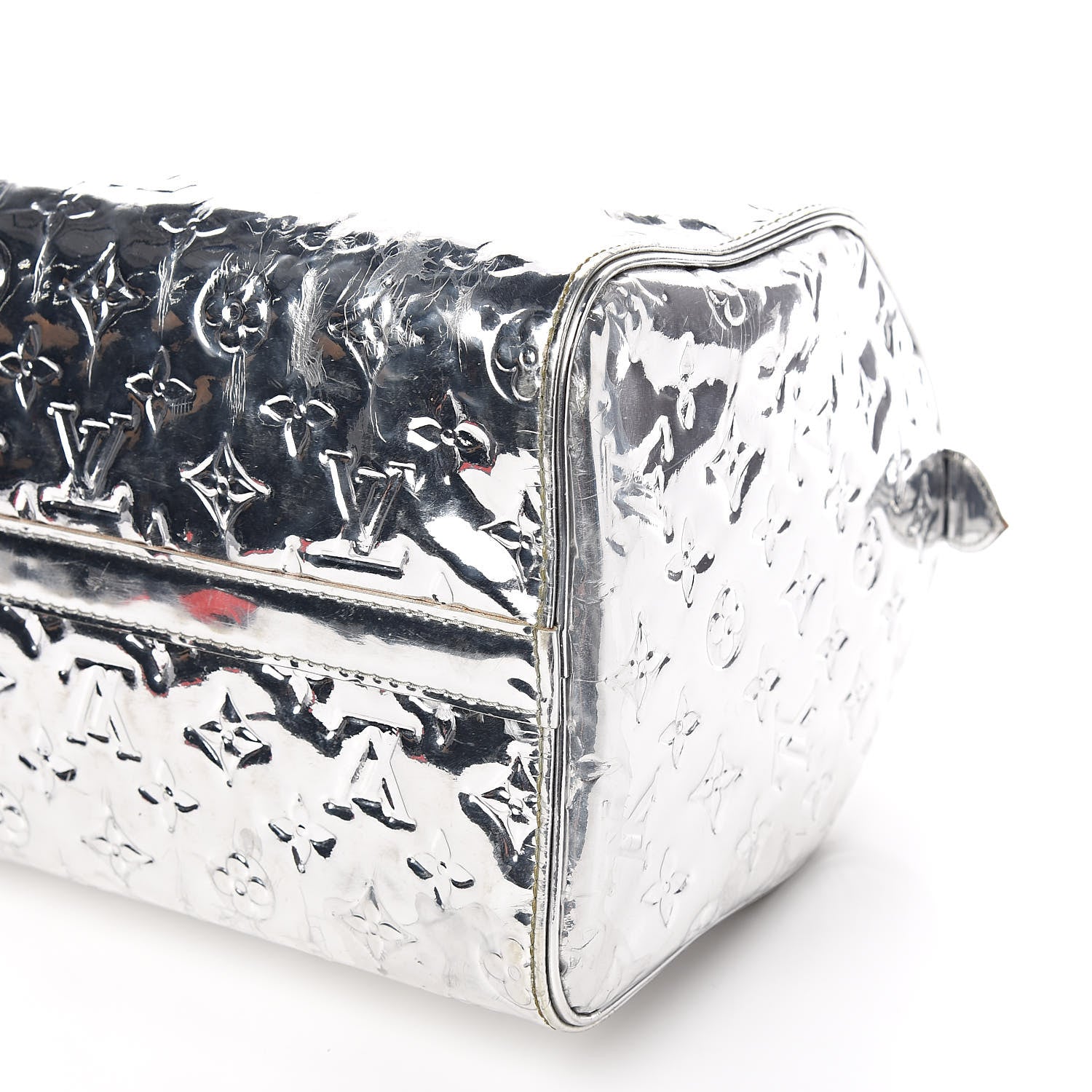 Louis Vuitton Monogram Miroir Speedy 30 Silver 21 of 22