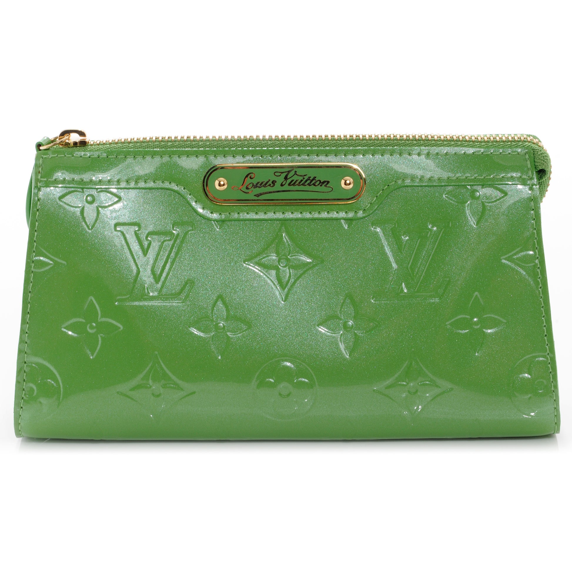 Louis Vuitton Vernis Trousse Cosmetic Pouch Vert Tonic 1 of 6