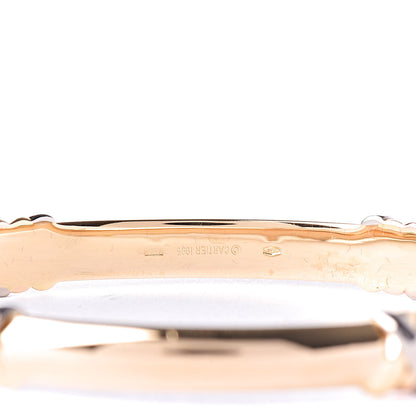 Cartier 18K Pink Yellow White Gold Trinity LOVE Bracelet 17 5 of 6
