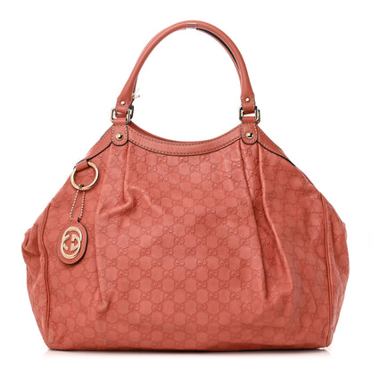 Gucci Guccissima Large Sukey Tote Rose 1 of 19