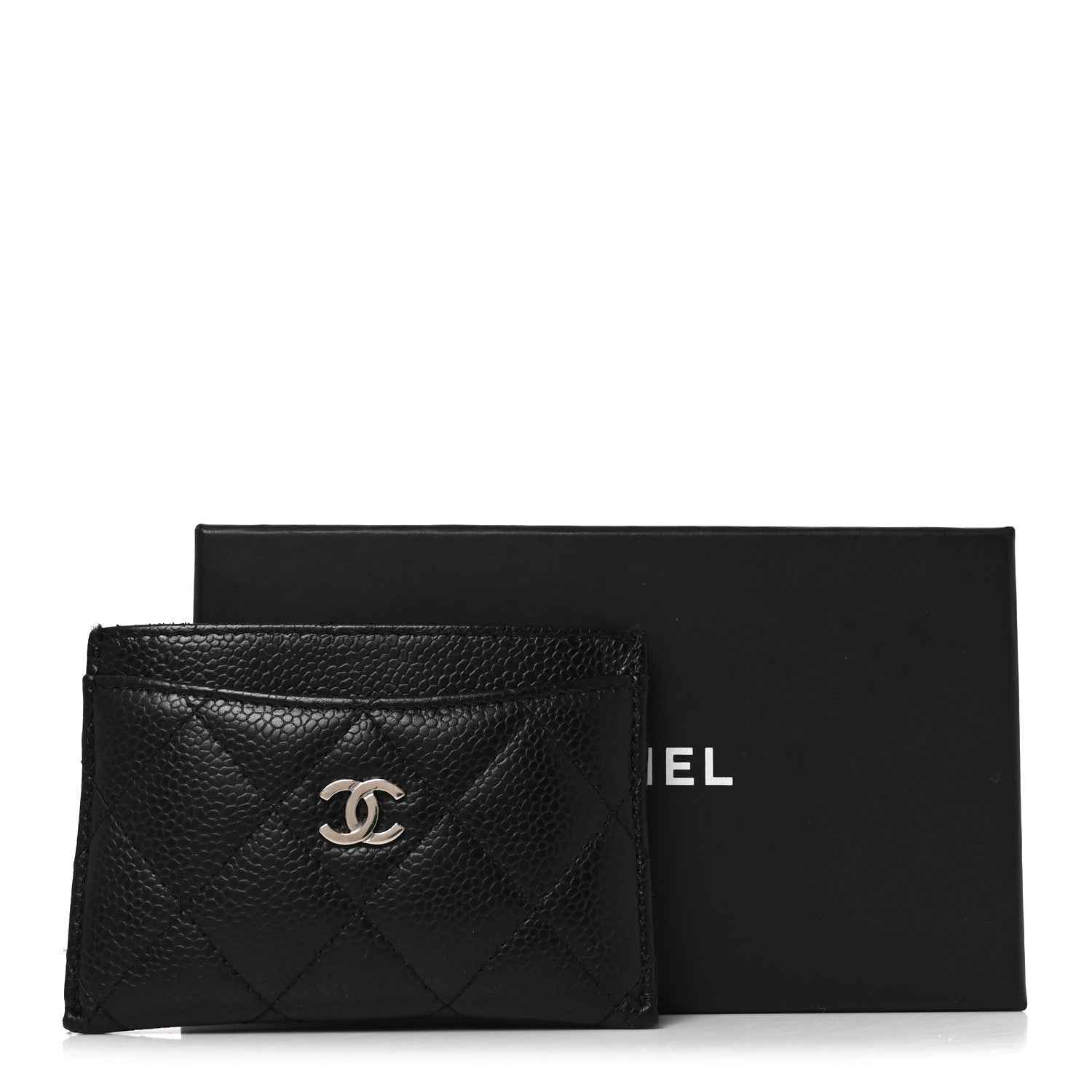 Chanel Caviar Quilted Card Holder Black 8 of 8