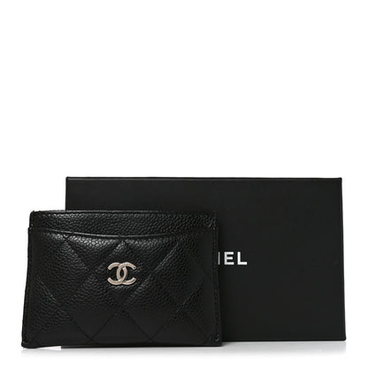 Chanel Caviar Quilted Card Holder Black 8 of 8