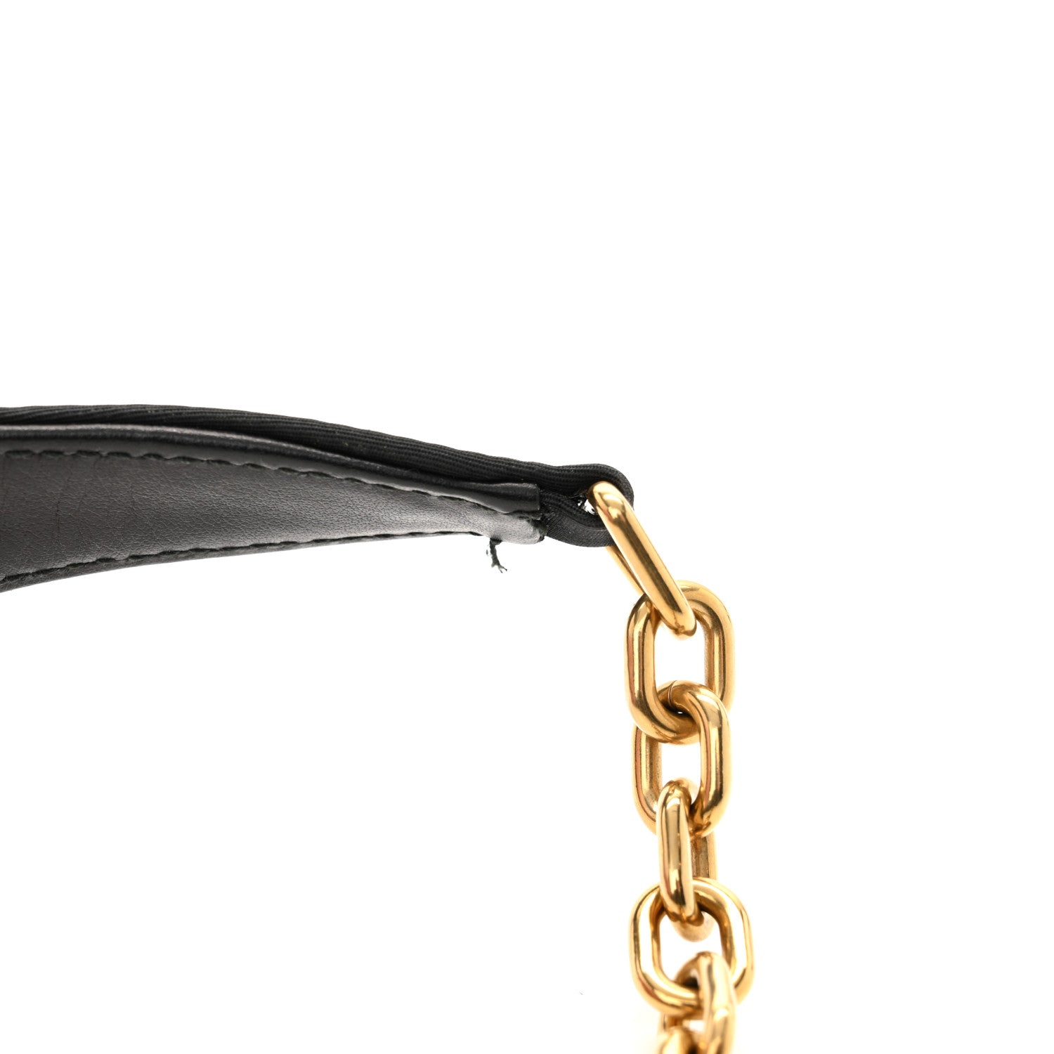 Prada Tessuto Nylon Chain Flap Shoulder Bag Black 16 of 17