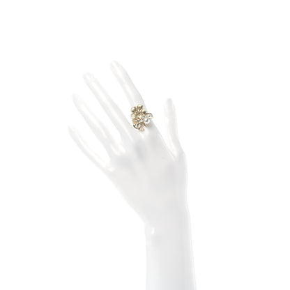 Chanel Pearl CC Ring 52 6 Gold 2 of 5