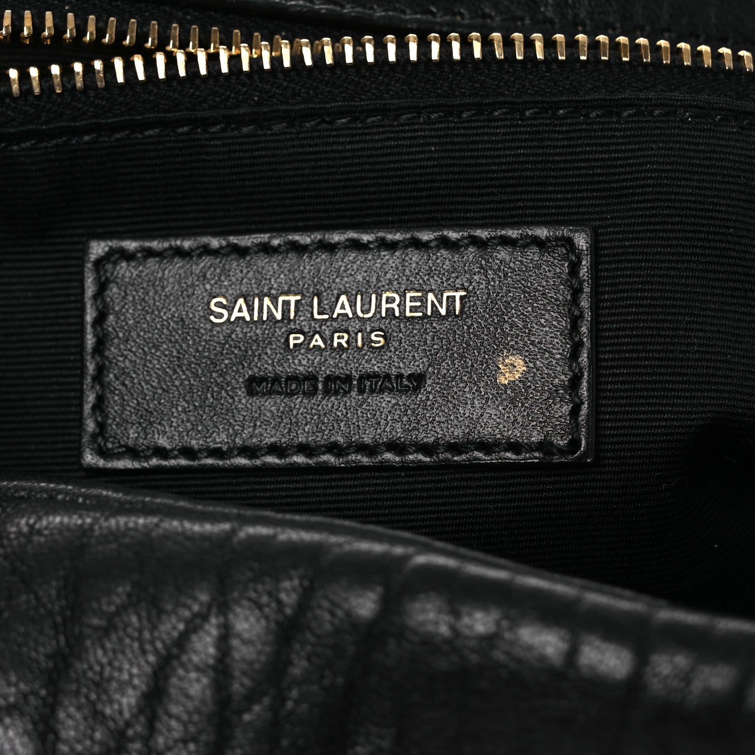 Saint Laurent Plunged Lambskin Calypso Black 6 of 10