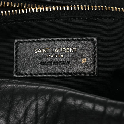 Saint Laurent Plunged Lambskin Calypso Black 6 of 10