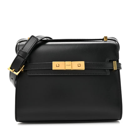 Saint Laurent Smooth Calfskin Mini Manhattan Shoulder Bag Black 1 of 10