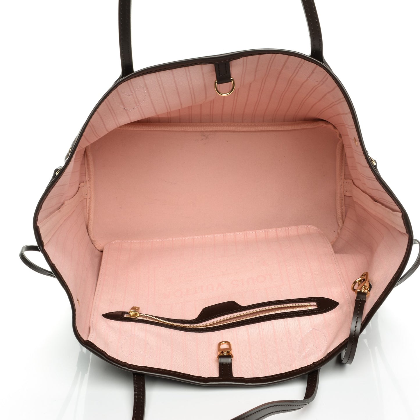 Damier Ebene Neo Neverfull MM Rose Ballerine