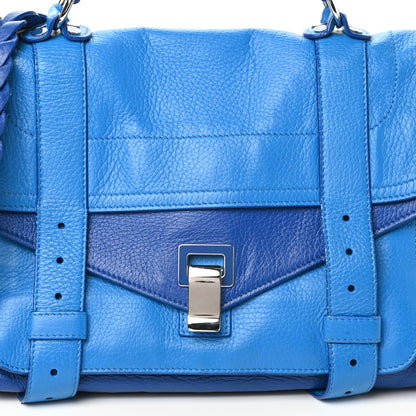 Proenza Schouler Grained Deerskin Medium Bicolor PS1 Satchel 7 of 9
