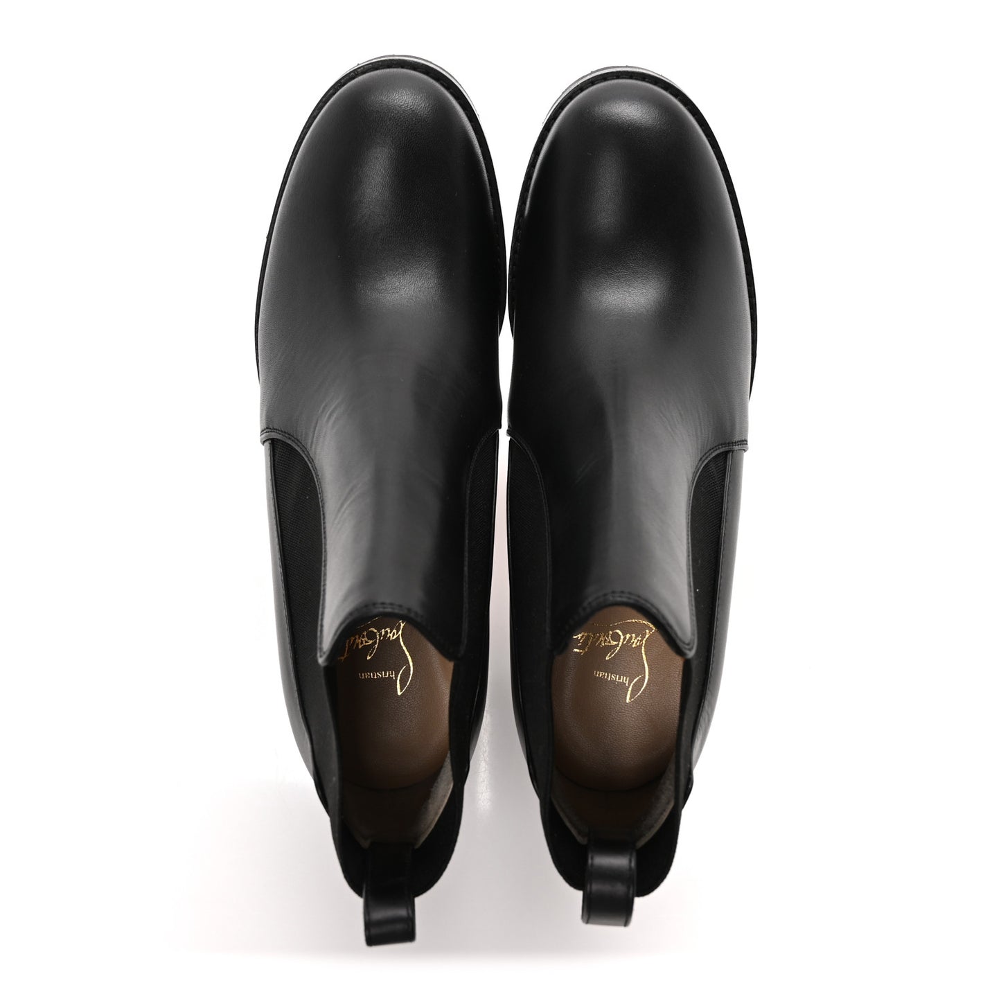 Calfskin Marchacroche 70 Chelsea Boots 35 Black