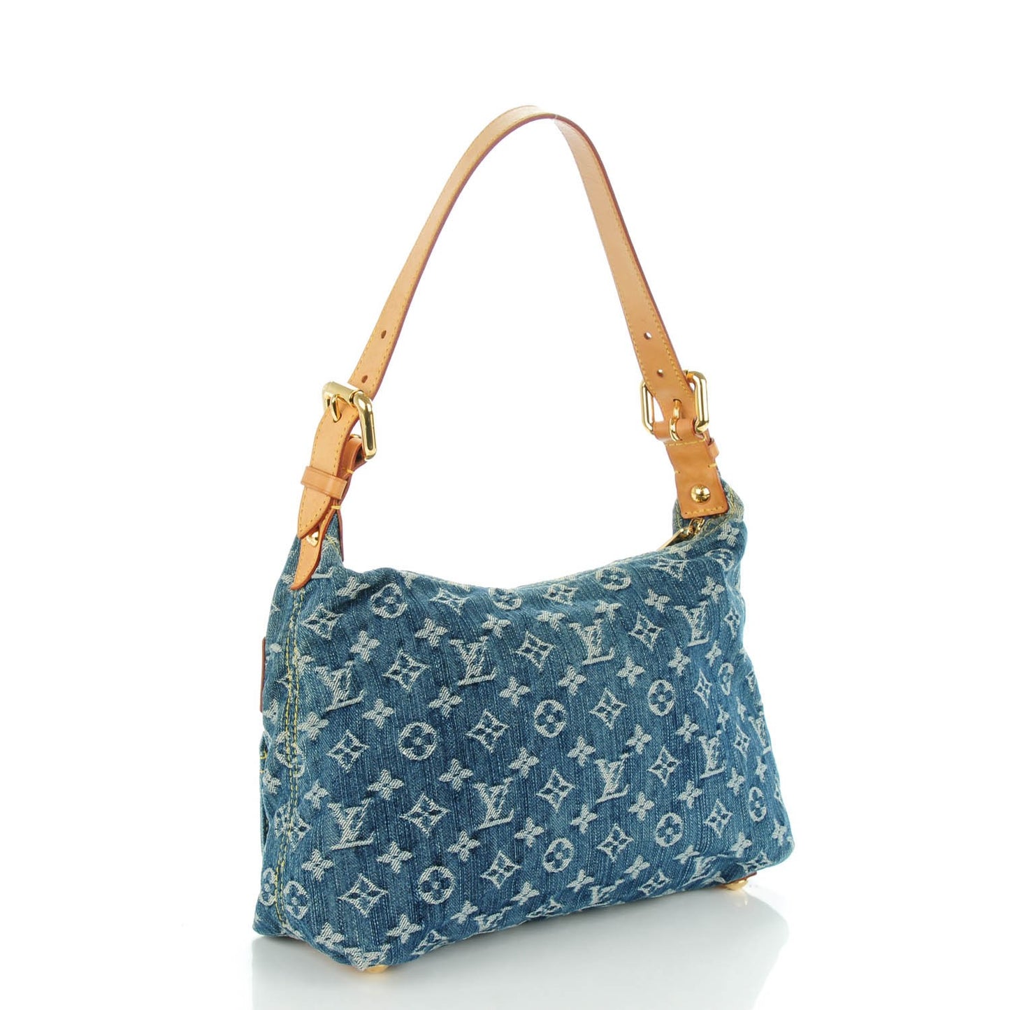 Monogram Denim Baggy PM Blue
