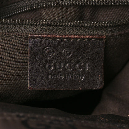 Gucci Nylon Monogram Hobo Dark Brown 6 of 11