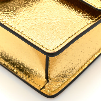 Gucci Metallic Calfskin Super Mini Dionysus Shoulder Bag Gold 11 of 12