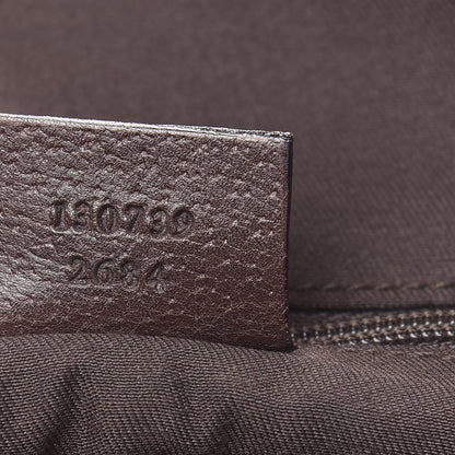 Gucci Monogram Small Abbey Tote Dark Brown 7 of 12
