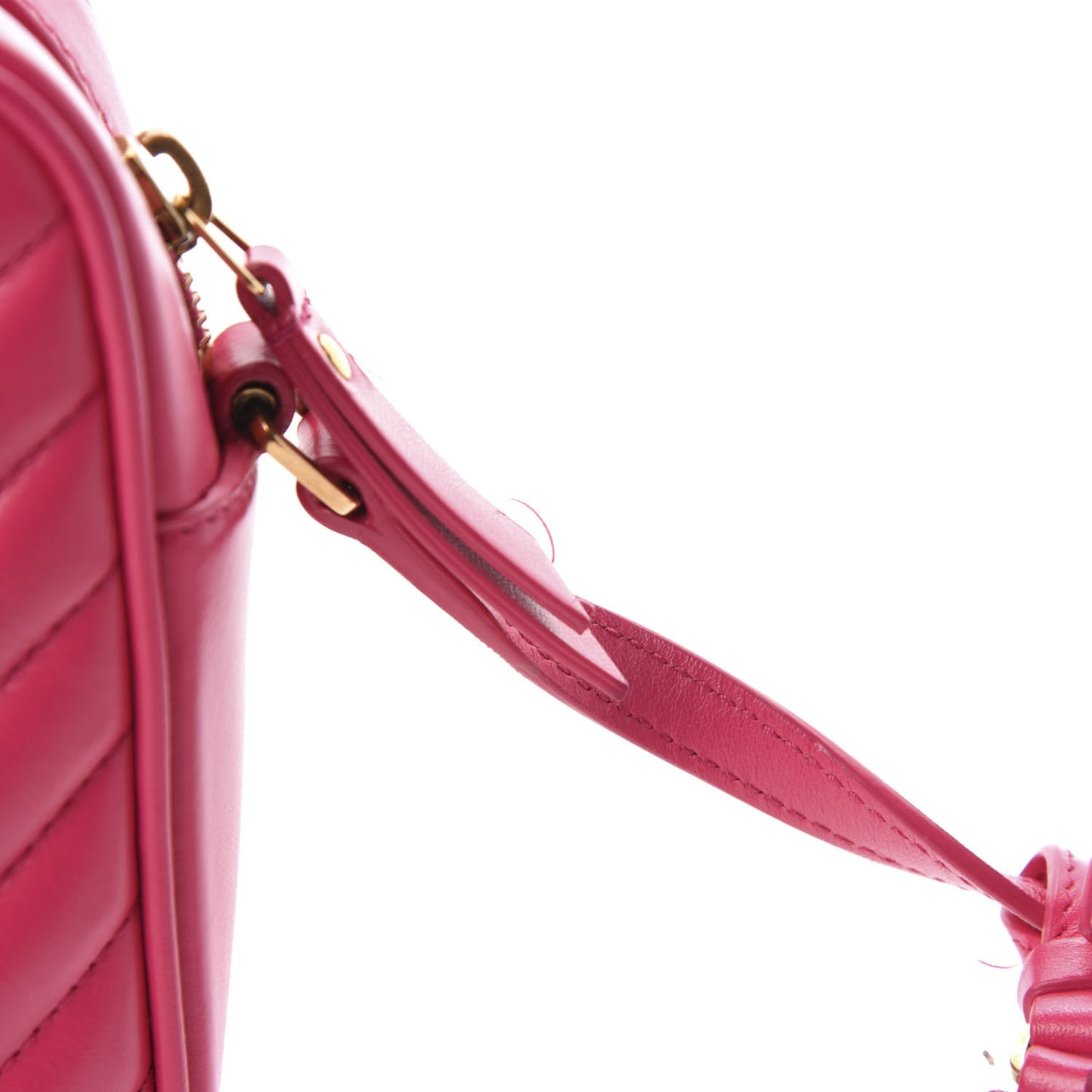 Calfskin Matelasse Monogram Lou Camera Bag Fuxia