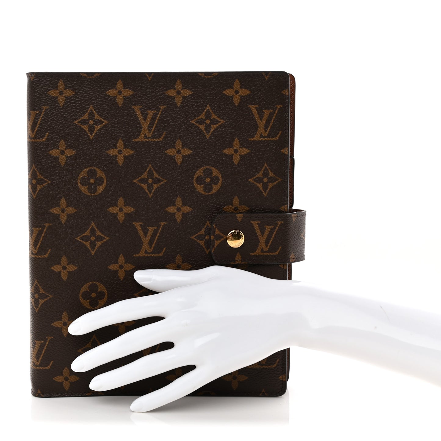 Monogram Large Ring Agenda Cover