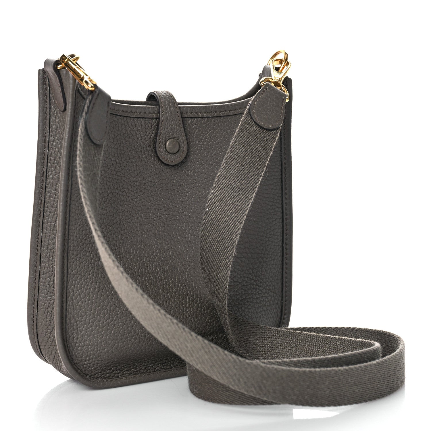 Hermes Taurillon Clemence Evelyne TPM Etain 3 of 9