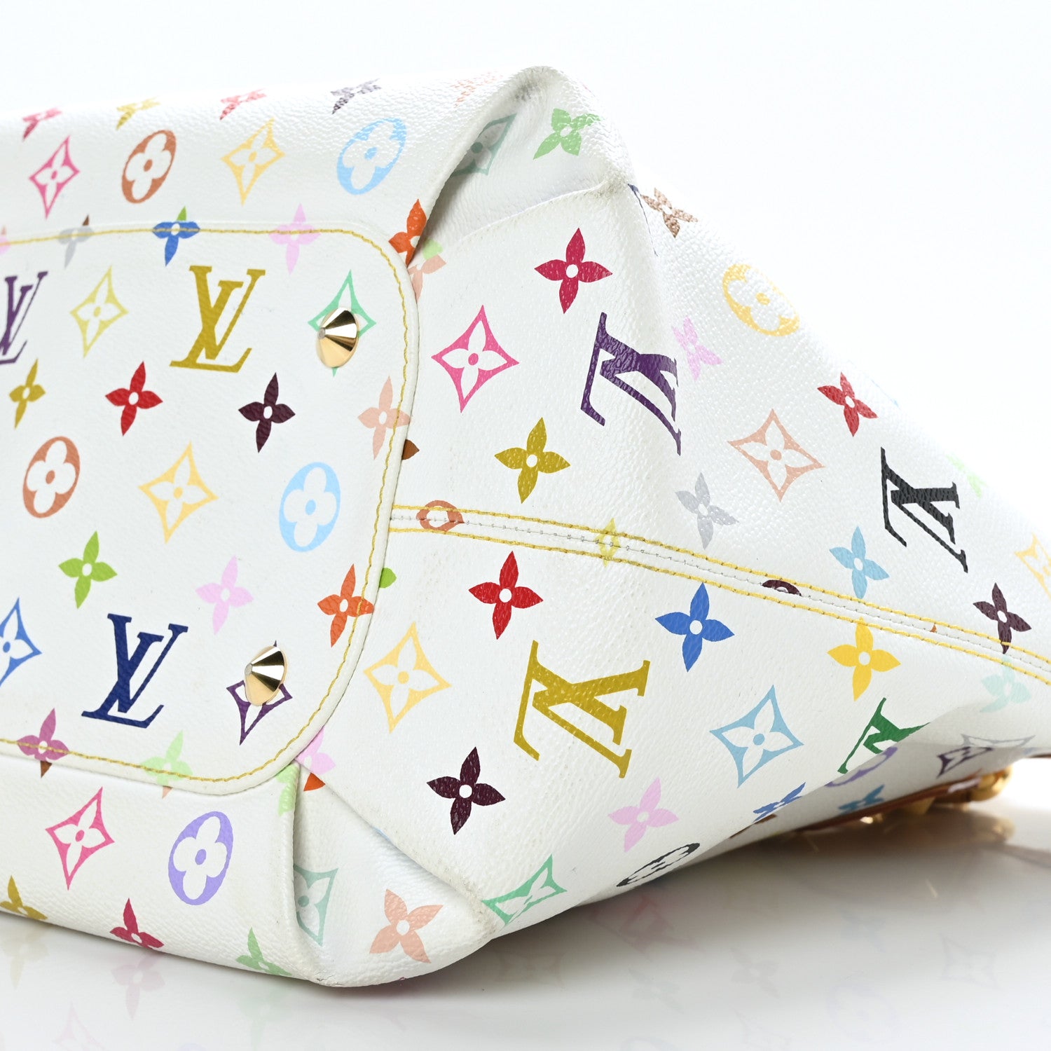 Louis Vuitton Monogram Multicolor Annie GM White 8 of 10