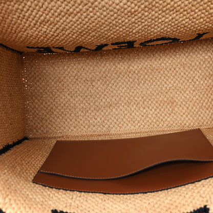 Loewe Raffia Large Paula's Ibiza Logo Tote Natural Tan 5 of 9