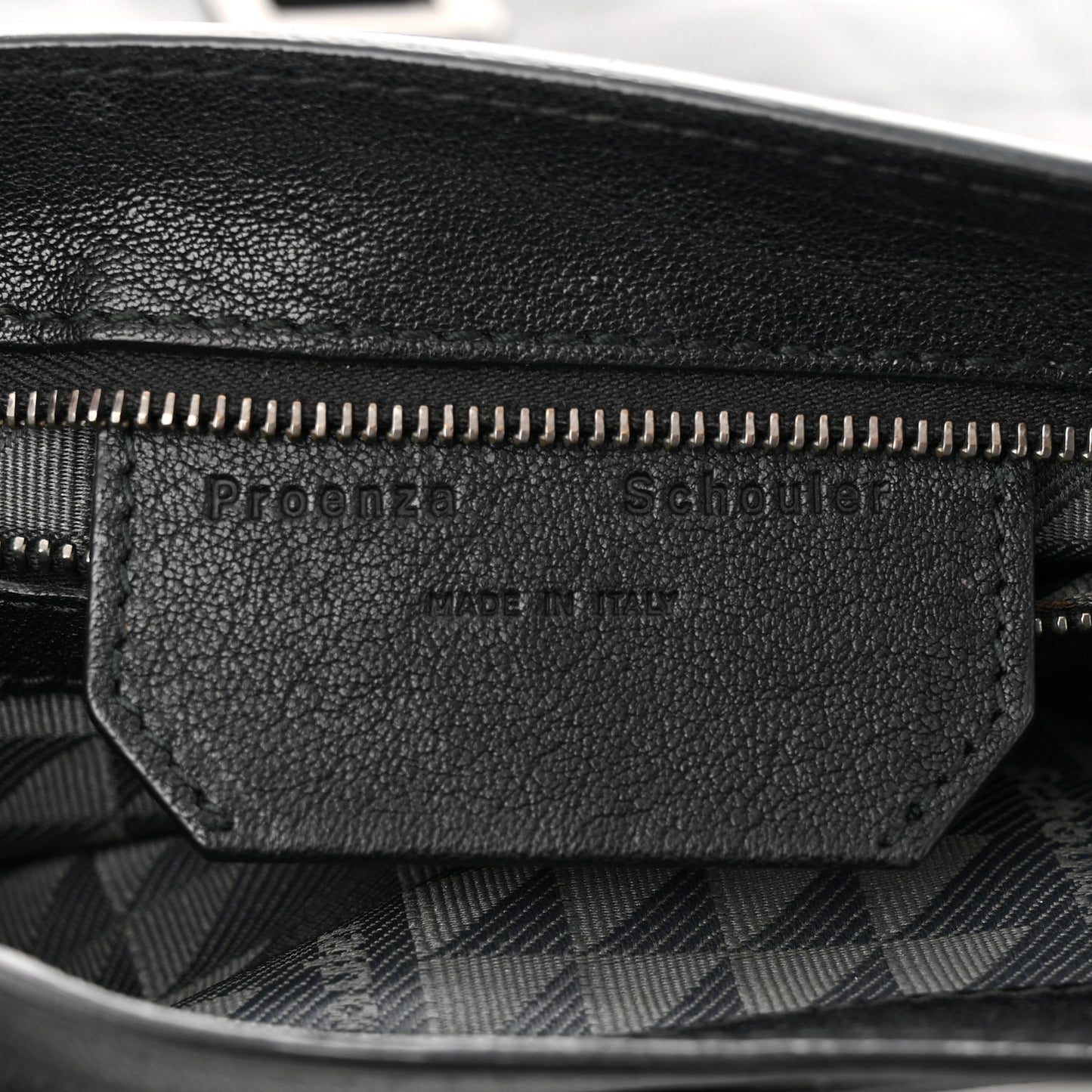 Lambskin PS1 Mini Pouch Messenger Black