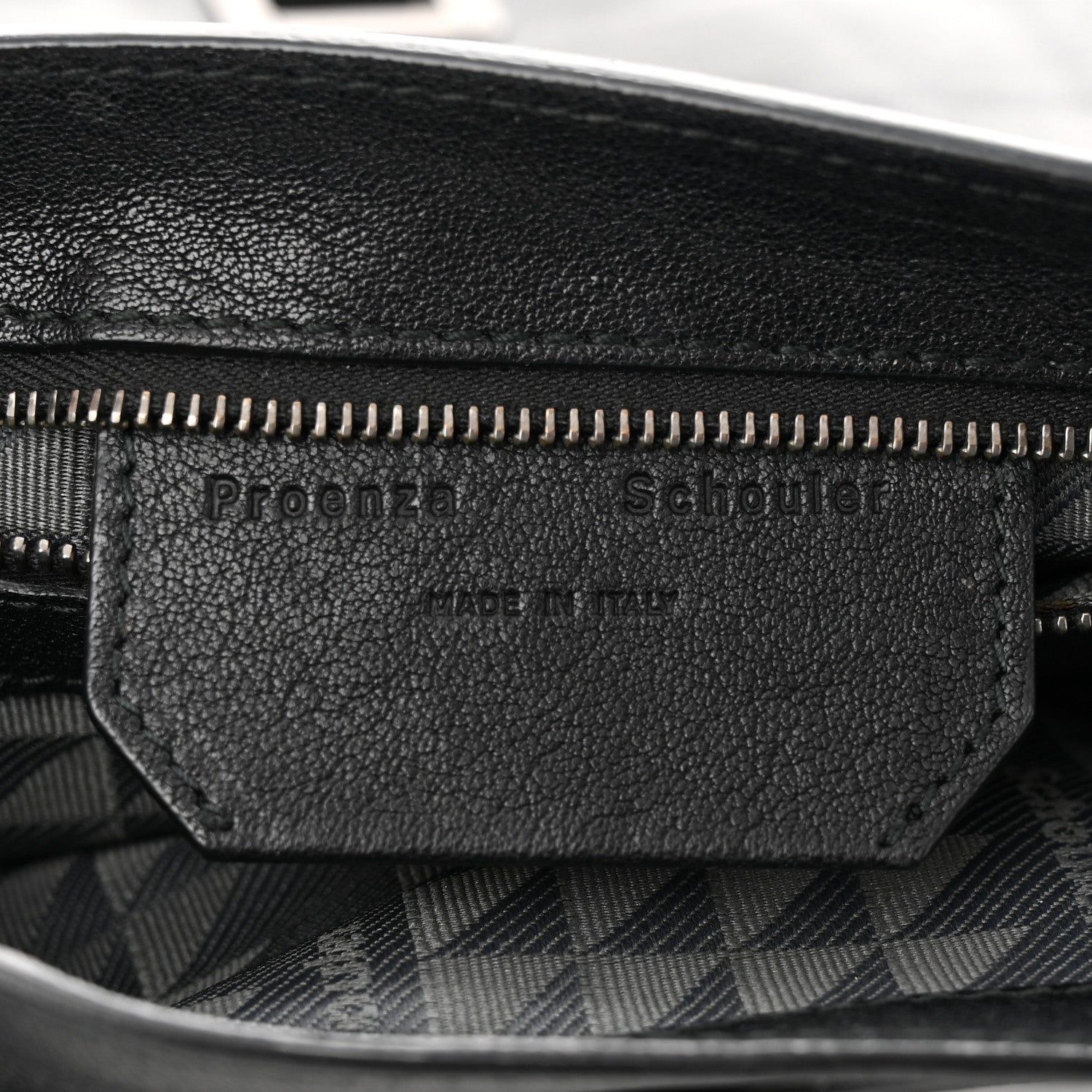 Proenza Schouler Lambskin PS1 Mini Pouch Messenger Black 6 of 10