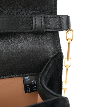 Gucci Velvet Crystal Mini Bee Broadway Shoulder Bag Black 11 of 12