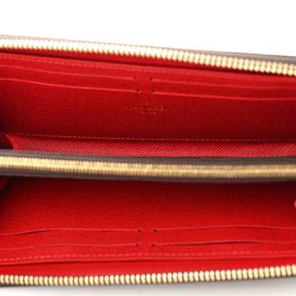 Louis Vuitton Damier Ebene Clemence Wallet Cherry 5 of 7