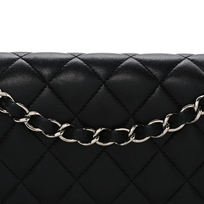 Chanel Lambskin Quilted Small Double Flap Black 8 of 10