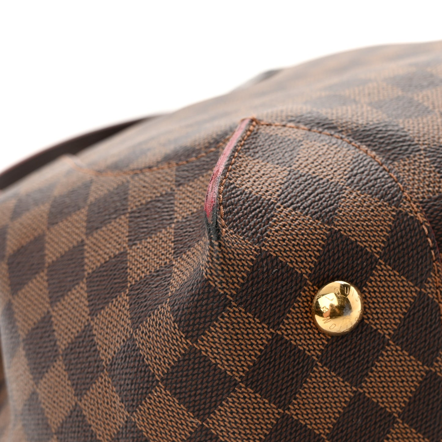Damier Ebene Caissa Hobo Cherry