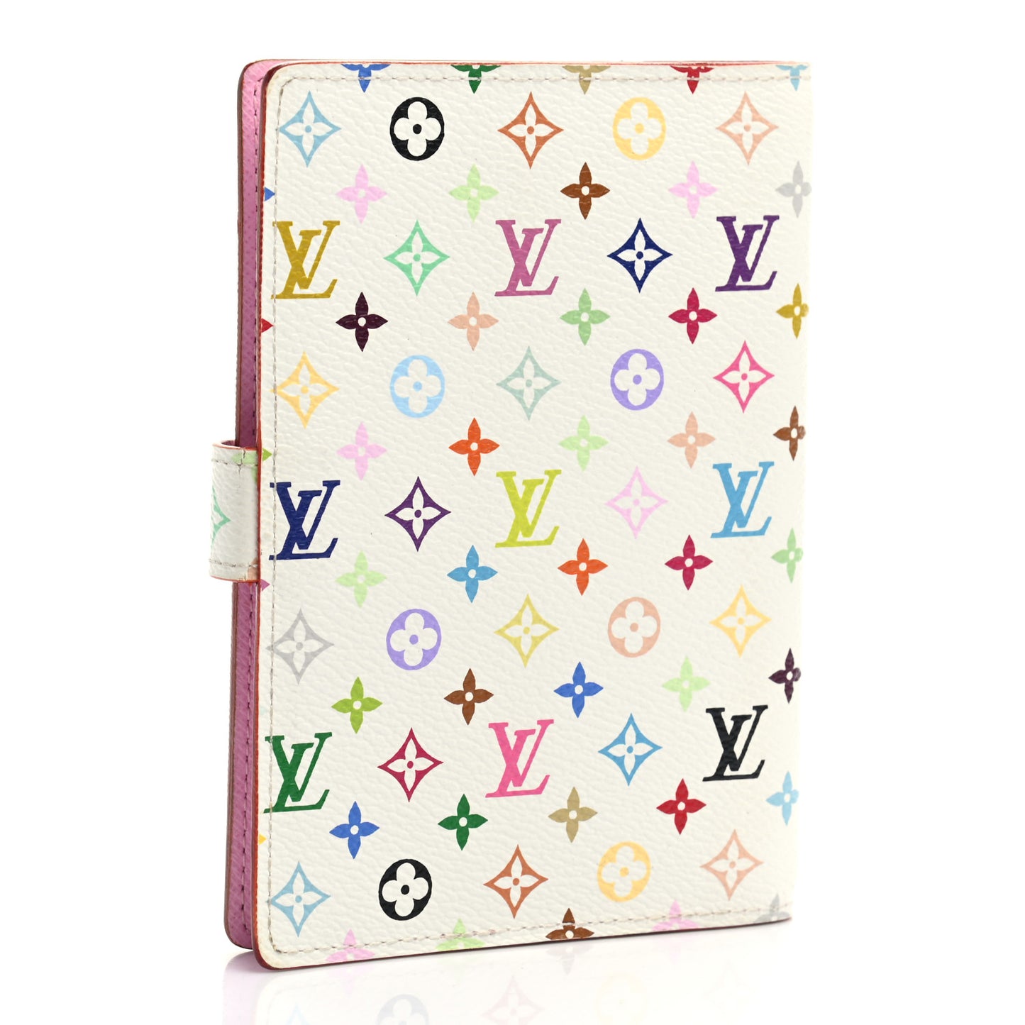Monogram Multicolor Small Ring Agenda Cover White Litchi