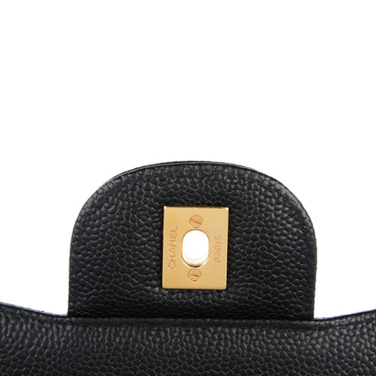 Chanel Caviar Quilted Jumbo Double Flap Black 5 of 9