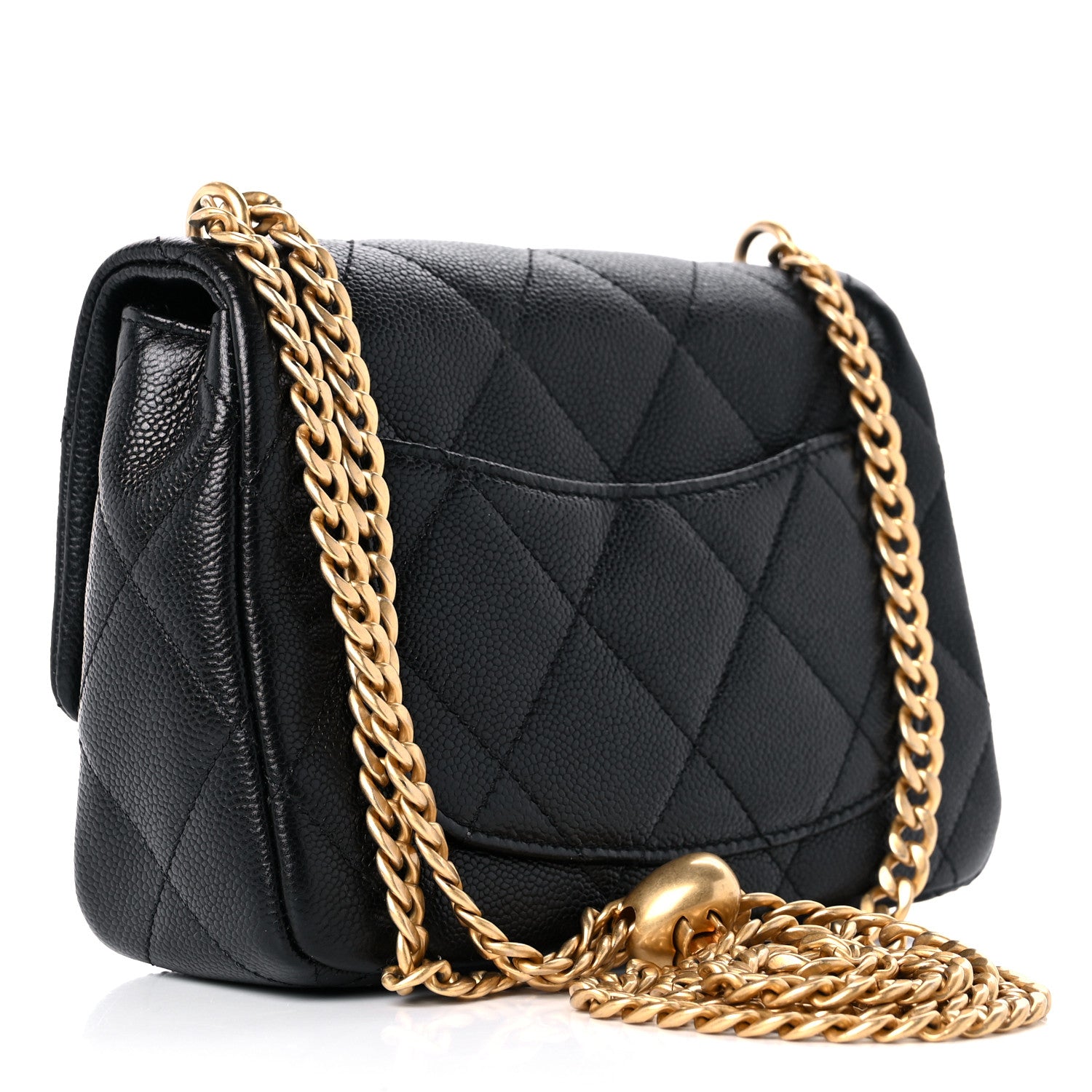 Chanel Caviar Quilted Mini Sweetheart Flap Black 3 of 10