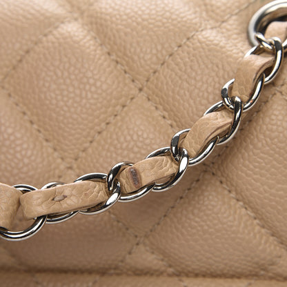Chanel Caviar Quilted Jumbo Easy Flap Beige 9 of 10