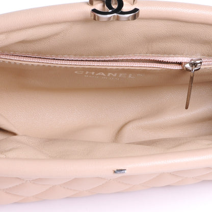 Chanel Lambskin Quilted Timeless Clutch Beige Clair 8 of 8