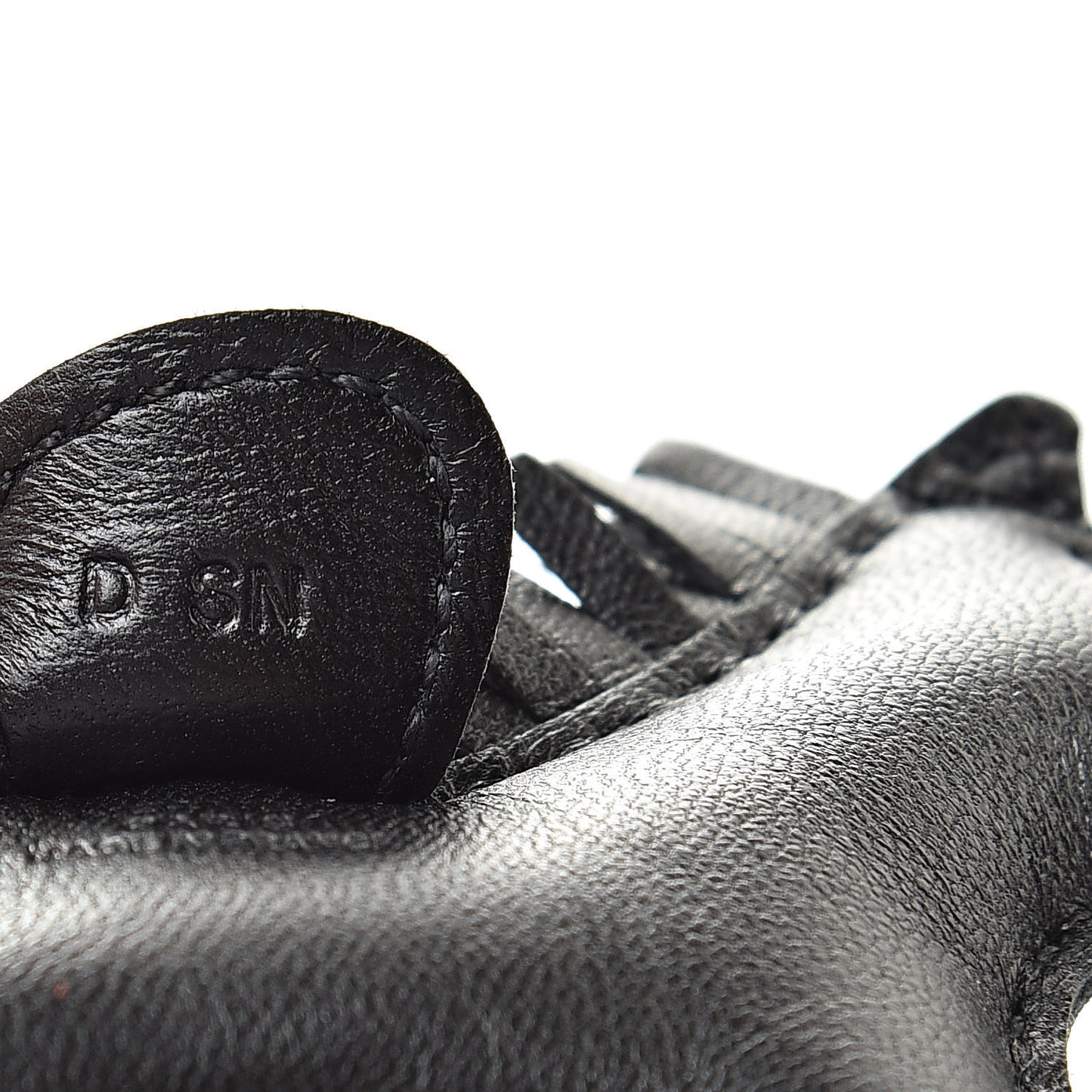 Milo Lambskin Grigri Rodeo Horse Bag Charm PM So Black