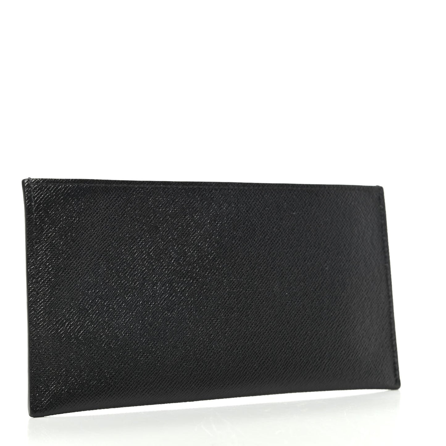 Calfskin Felicie Chain Wallet Card Holder Insert Black
